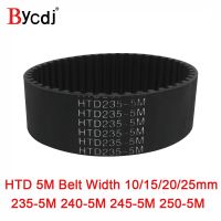 Arc HTD 5M Timing belt C 235/240/245/250 width10/15/20/25mm Teeth 47 48 49 50 HTD5M synchronous Belt 235-5M 240-5M 245-5M 250-5