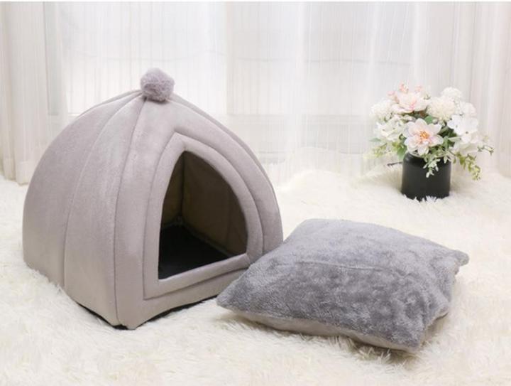 pets-baby-simple-สีทึบเตียงสัตว์เลี้ยงโซฟา-plush-fluffy-dog-kennelwarm-soft-sleeping-cushion-สำหรับแมวสุนัข-pet-supplies