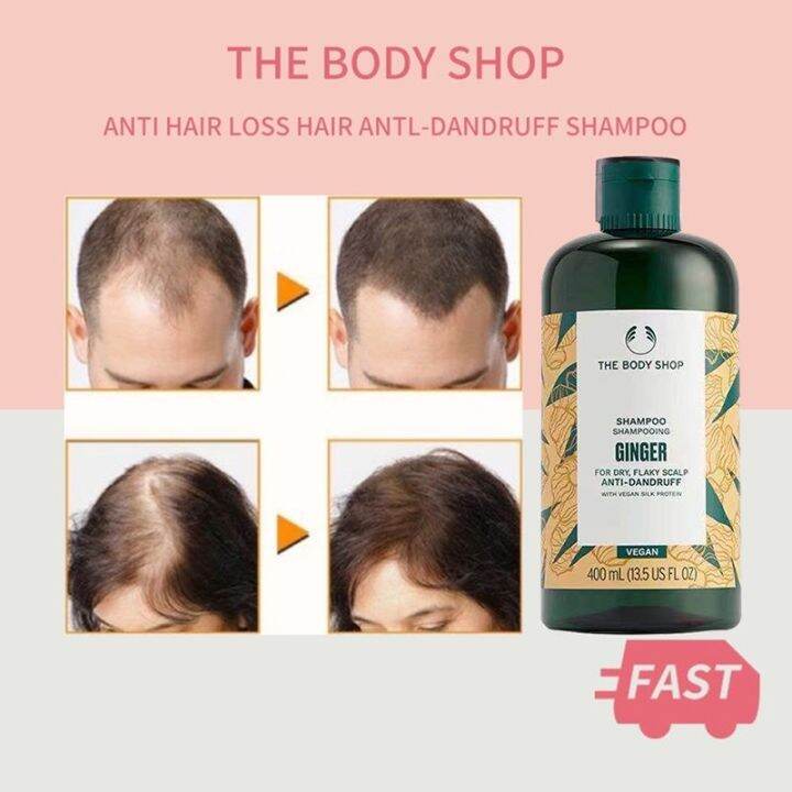 The Body Shop Ginger Anti-Dandruff Shampoo Anti-Hair loss Growth Oil
