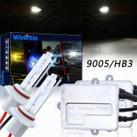 75W Winetis 9005 Hb3 Hid ไฟหน้า5000K Oem ชุดแปลงหลอดไฟสีขาวไฟสูง