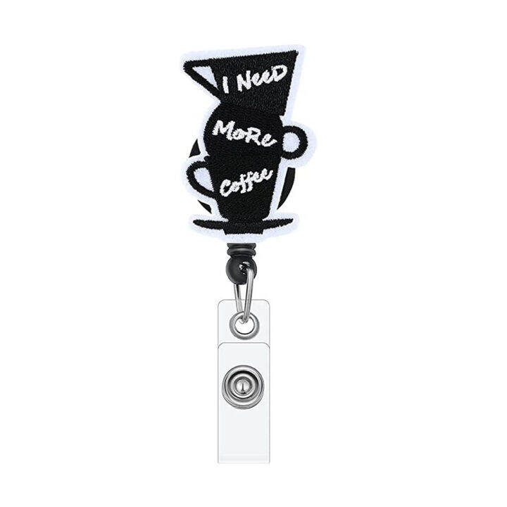 nurse-badge-reel-clip-cartoon-keychain-cute-keychain-students-doctor-id-card-keychain-badge-reel-clip-card-holder