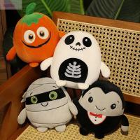 LZYBIM หมอนนุ่มรูปฟักทองแฟรงเก้นสไตน์,หมอนของเล่นเด็กน่ารักของเล่น Boneka Mainan น่าตลกตุ๊กตาฮัลโลวีนตุ๊กตาผ้ากำมะหยี่ตุ๊กตาหนานุ่มฮาโลวีน