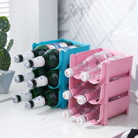 Household Refrigerator Beverage Beer Storage Rack Cans Stackable Storage Rack Hollow Storage Box Wholesale