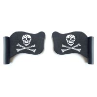 【CC】 Car Antenna Pirate Flag Exterior