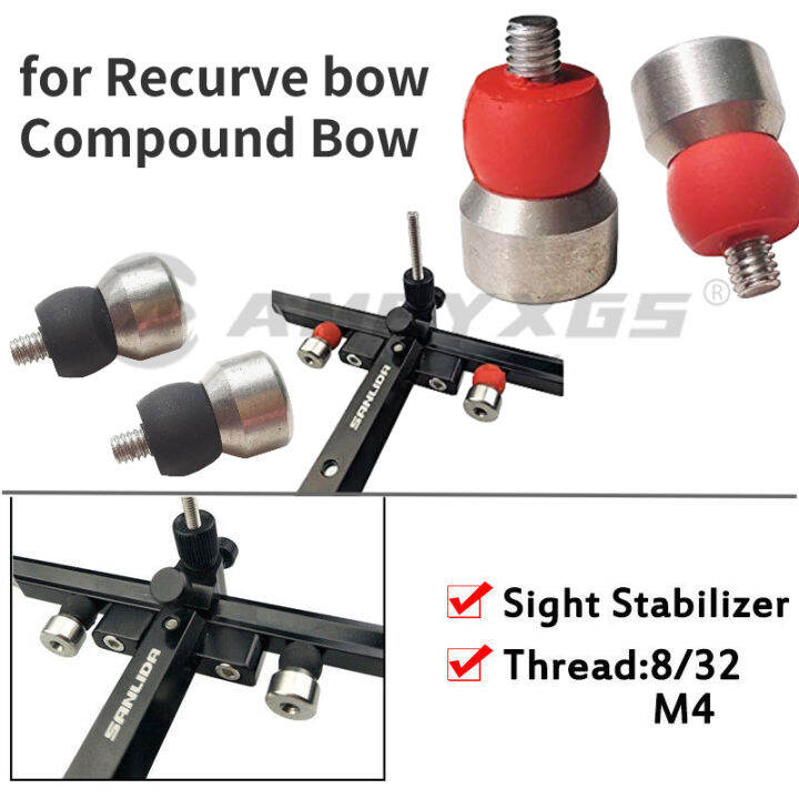 AMEYXGS 1 Pair Bow Sight Stabilizer Damper Silencer Damper Shock
