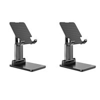 Dual Pole Foldable Tablet Stand,Adjustable Height for iPad Pro Stand Extendable Solid Desktop Stand Holder Dock