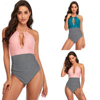 New Sexy New One Piece Swimsuit Plus Size Swimwear Women High Waisted Bathing Suits Beachwear Backless Swim Wear S~2XL