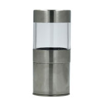 1PCS Fashion Stainless Steel Mill Glass Body Spice Salt And Pepper Grinder Kitchen Accessories Cooking Tool Portable