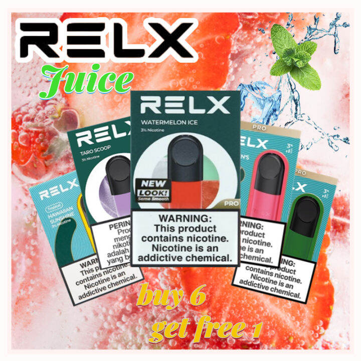 REL X RELEX Juice Pods Infinity pod vaping smoke set original Essential