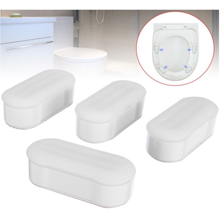 4pieces-hardware-gasket-strong-adhesive-bathroom-accessories-universal-toilet-seat-bumpers-replacement