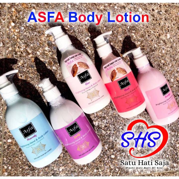 Asfa Brightening Body Lotion With Niacinamide Dan Vitamin E 300ml