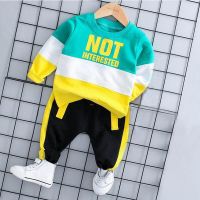 Fashion Children Boys Girl Cartoon Suits Baby Cotton Hoodies Pants 2Pcs Sets Spring Autumn Clothes Toddler Tracksuits