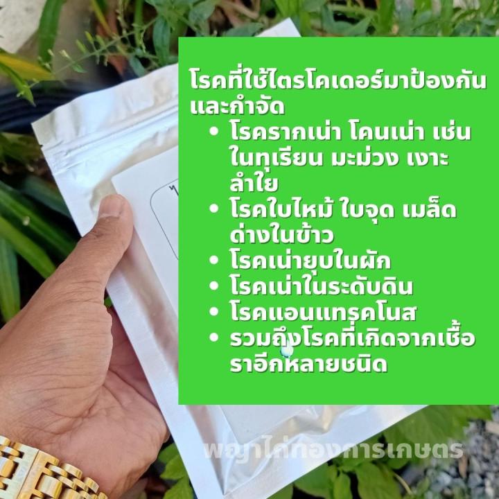 ไตรโครเดอร์ม่า-ขนาด-100-กรัม-รักษาโรคพืช-ป้องกันโรครากเน่าโคนเน่า-ป้องกันผลแห้ง-ป้องกันดอกแห้ง-ป้องกันผลร่วง-ป้องกันดอกร่วง