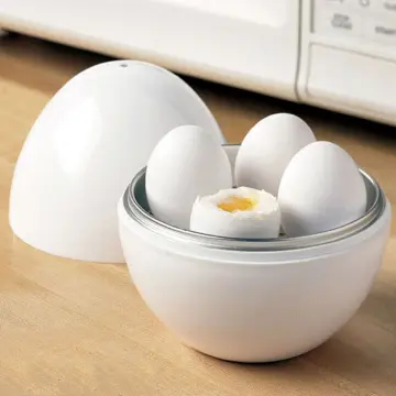 1PCS Egg Pod Microwave Egg Boiler Cooker Egg Steamer Perfectly Cook US  STOCK