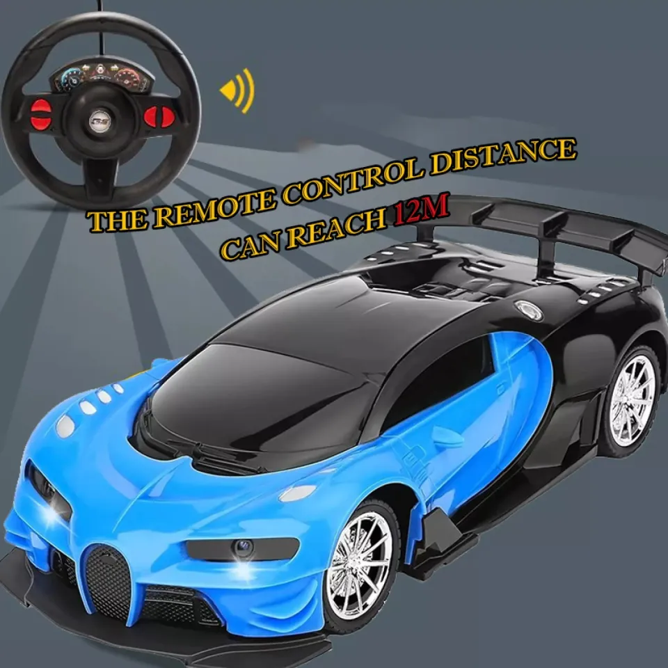 bugatti remote control car with steering wheel