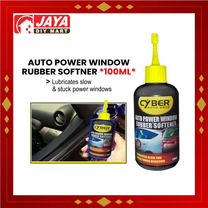 CYBER AUTO POWER WINDOW RUBBER SOFTENER 100ML JAYA DIY MART Lazada