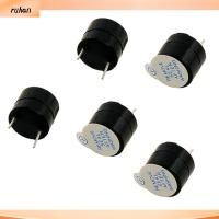 RUHAN 5pcs 5V ค่ะ Piezo Buzzer ขั้ว2ขั้ว 129.5มม. เสียงกริ่งต่อเนื่อง แบ่งออก เอบีเอสเอบีเอส เสียงกริ่ง