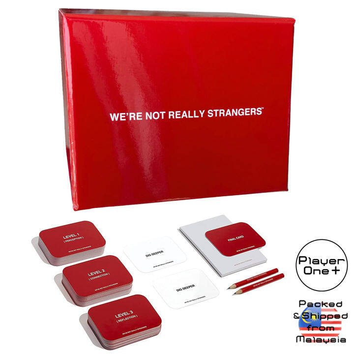 We're Not Really Strangers Card Game – an Interactive Adult Card Game –