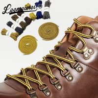 1Pair Striped Double Color Shoe laces Boots Outdoor Sport ShoeLaces Cotton Round Shoelace Length 90cm 120cm 150cm