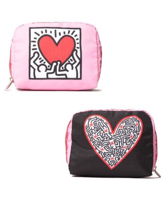 Lesportsac 2023 แบรนด์ร่วมใหม่คลัทช์กระเป๋าอุปกรณ์กระเป๋าเครื่องสำอาง6701 G874