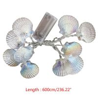 Seashell Starfish Conch Light String LED 3000K Warm White Garland Lights