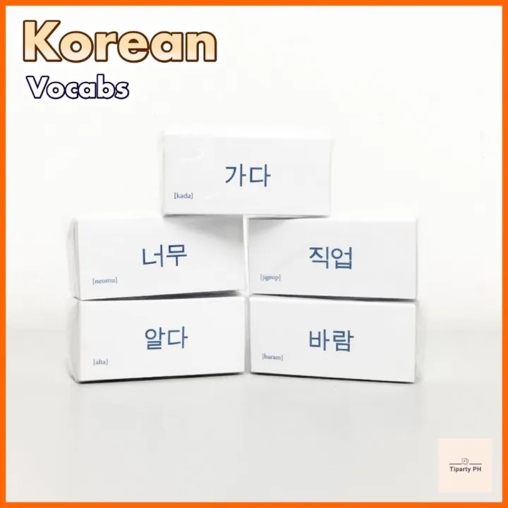 Korean Vocabulary Flashcards for All Ages Lazada PH