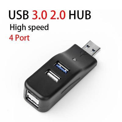 【ร้อน】 USB HUB 3.0 2.0อะแดปเตอร์สำหรับแล็ปท็อปพีซีความเร็วสูง USB 3.0 Hub ภายนอก4พอร์ตอะแดปเตอร์แยก USB Expander อุปกรณ์คอมพิวเตอร์