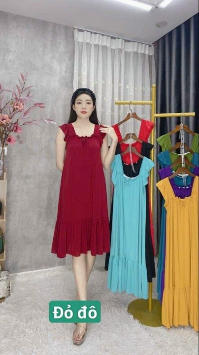 Đầm ngủ nữVáy 2 dây thun lạnh ôm body kèm chocker đùi hàng cao cấp Quảng  Châu CICI BONITA C220  MixASale