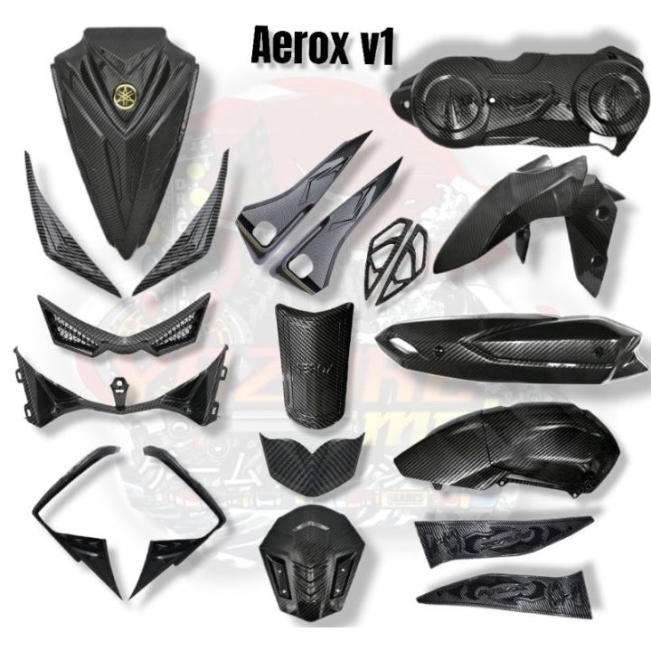 NEW!! Aerox v1 front fender garnish crank case airbox cover park l ...