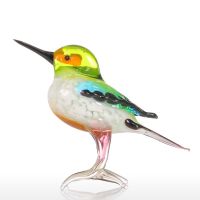 as picture Tooarts Gift Glass Animal Figurine Miniature Figurines Handblown Home Decor Modern Tiny Birds Decor Home Decoration Accessories