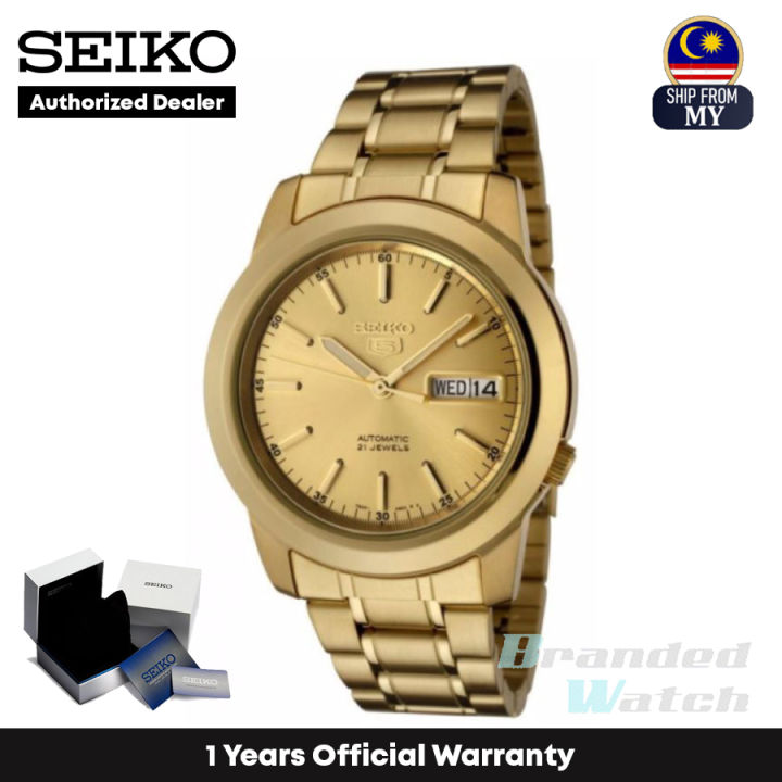 Official Warranty] Seiko SNKE56K1 Men's Analog Automatic Gold Stainless  Steel Strap Watch (watch for men / jam tangan lelaki / seiko watch for men  / men watch) | Lazada