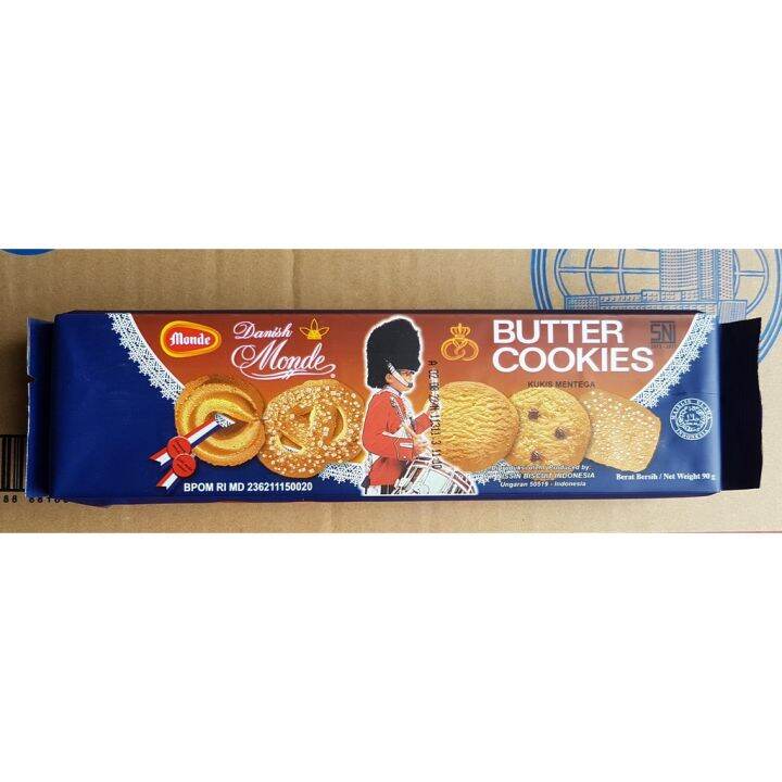 DANISH MONDE BUTTER COOKIES 90 gr PCS Lazada Indonesia