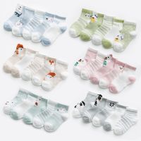 【LZ】♦  5 pairs/lot 0-2y bebê infantil meias meias meias bebê para meninas de malha de algodão bonito menino recém-nascido criança meias roupas de bebê acessórios