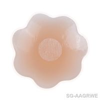 【CW】▩  Silicone breast patch protruding nipple chest breathable silicone pull swimming invisible lace patch