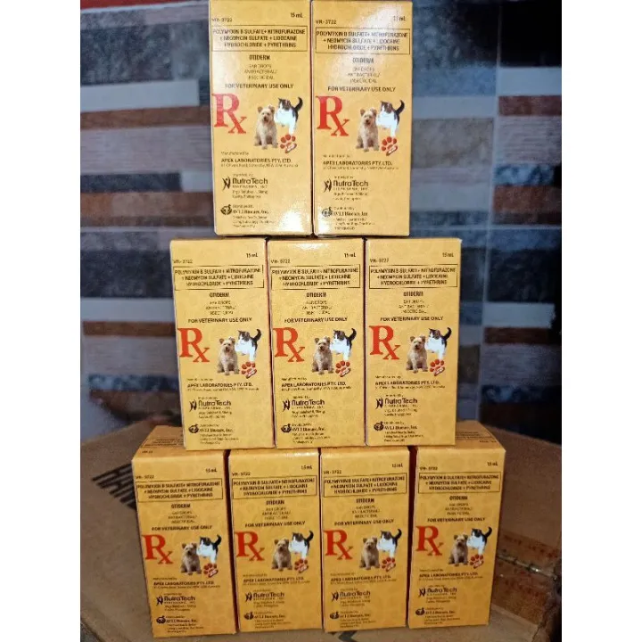 Otiderm Ear Drops for Dogs and Cats Lazada PH