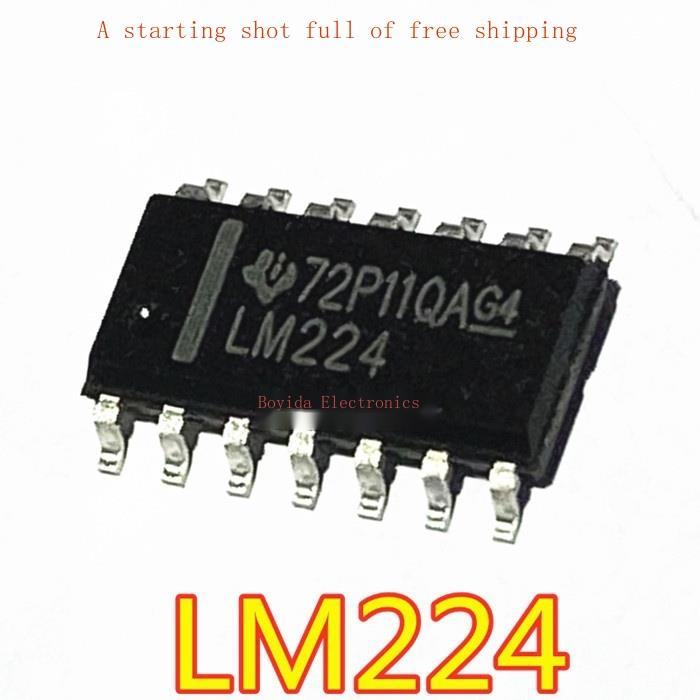 10pcs-ใหม่-lm224-lm224dr-quad-op-amp-sop-14-smd