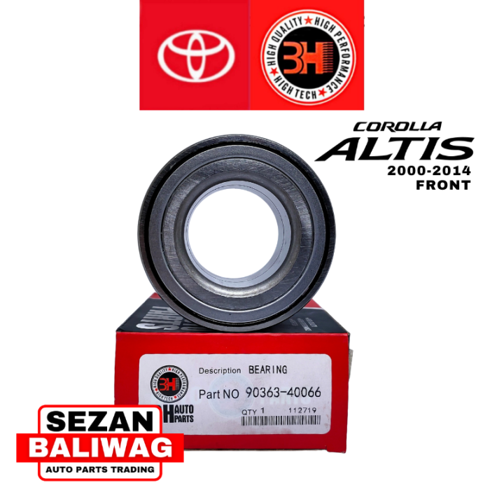 3H FRONT WHEEL BEARING TOYOTA COROLLA ALTIS 2004-2014 90363-40066 ...