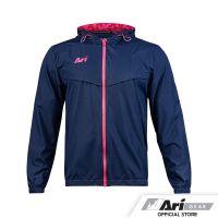 ARI SLEEK WINDBREAKER - NAVY/PINK/NAVY เสื้อกันลม อาริ สีกรมท่า