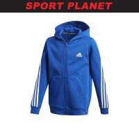 [COD] JUNIOR 3-STRIPES doubleknit Full-Zip Hoodie JACKET shirt Boy (GE0664) Sport Planet 39-27 Christmas Gift