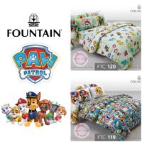 ผ้าปู รวม ผ้านวม ฟาวน์เทน (Fountain) ลายลิขสิทธิ์แท้  ขบวนการสี่่ขา Paw Patrol