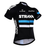 ทางออกโรงงาน  STRAVA - Men ขี่จักรยานเสื้อฤดูร้อนระบายอากาศชายแขนสั้นแข่งถนนจักรยานเสื้อผ้า