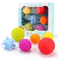 Soft Massage Tactile Sensory Toys For Babies Toys 0 12 Months Baby Games Squeak Hand Catching Ball Rattle Educational Infant Toy