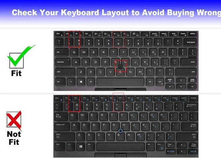 14-นิ้วซิลิโคนโน้ตบุ๊คแล็ปท็อปแป้นพิมพ์ป้องกันผิวสำหรับ-dell-latitude-7400-3400-5400-5401-7400-2020-shop5798325