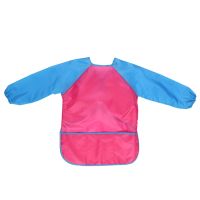 Waterproof Long Sleeve Baby Toddler Painting Feeding Smock Bib Apron Children Dustproof Breathable Smock Aprons