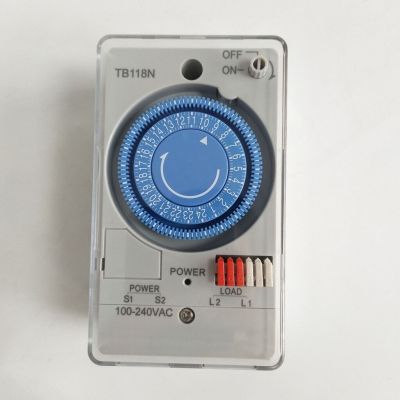 ไทมเมอร์สวิตซ์ รุ่น TB118NE7 Mechanical Timer Switch มีแบตเตอรีสำรองในตัว เวลาไม่เปลี่ยนแม้ไฟฟ้าดับ มีสินค้าพร้องส่งจากไทย