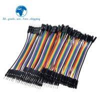 【CW】 TZT 400pcs Wire Dupont Cable line 3P-3P 2.54mm Male to  Female 10cm