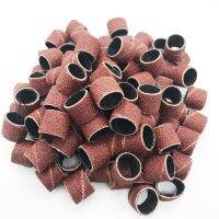 100pcs Sanding Bands Sleeves &amp; 2 Mandrels Grinding Electric Polishing Sandpaper circle Sand Ting Power Sanders