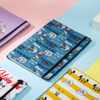 Cartoon Coil Notebook Rubber Band Strap Loose-leaf Notepad Office Student Learning Creative Personality Stationery