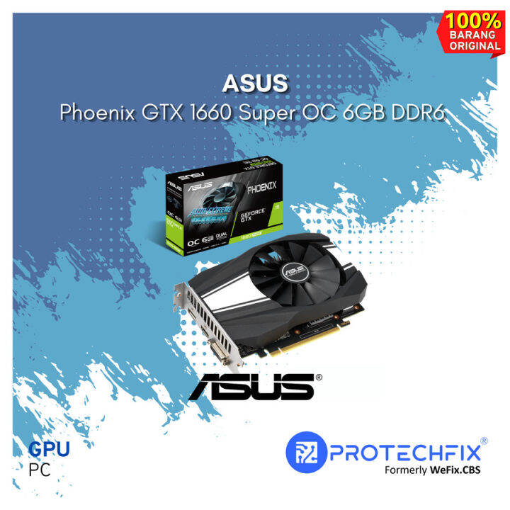 Vga 6gb gtx 1660 super asus phoenix discount oc