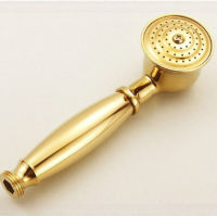 High Quality Brass Classical ephone Style gold Hand Held Shower Head Water Saving hand shower Handheld Sprayer Shower